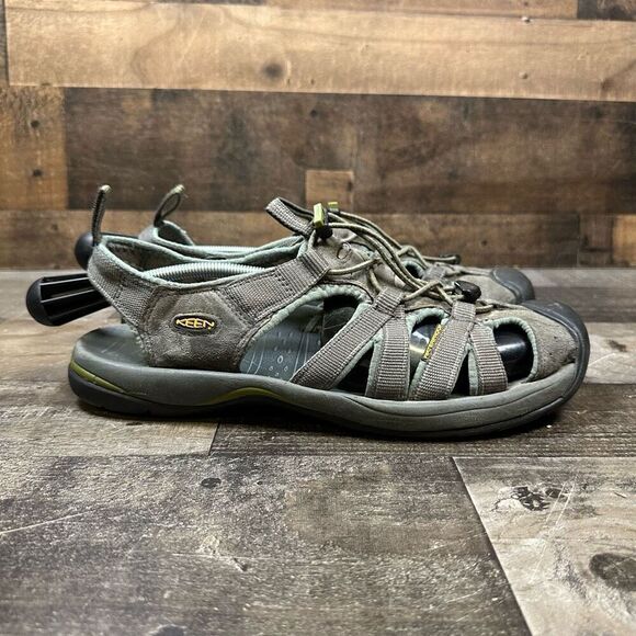 Keen Mens Size 11.5 Kanyon Sandals Grey Lightweight Comfort Outdoor Shoes - Picture 1 of 8